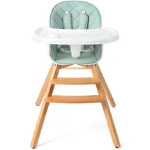 CHIC 4 BABY 332 66 Hochstuhl Fiete, Kinderhochstuhl aus Holz, mint