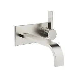 Dornbracht Mem Fertigmontageset 36865782-06 für Waschtisch-Wand-Einhandmischer, ohne Ablaufgarnitur, platin matt