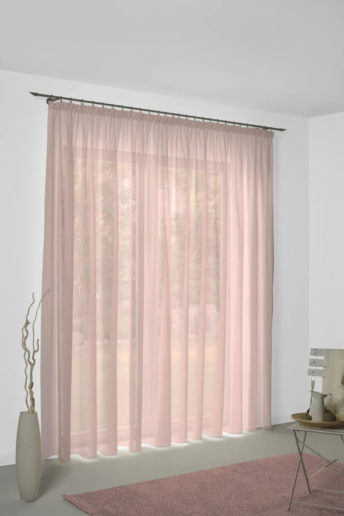 Wirth Vorhang »Sunday«, (1 St.) Wirth rosa 145 cm