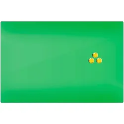 Memoboard Glas Magnettafel Glasboard (607412 Glastafel 60x40x0,4cm, grün)