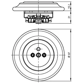 Busch-Jaeger CEE 7/3 250 V 16 A Weiß