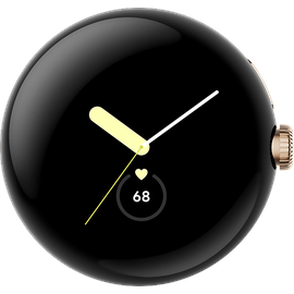 Google Pixel Watch BT matte black Sportarmband obsidian