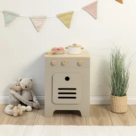 Musterkind MUSTERKIND® Kinder-Herd Mix & Match, warmgrau/natur grau