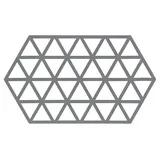 ZONE Denmark Triangles Topfuntersetzer, Hitzebeständig bis 250 °C, Silikon Untersetzer, (cool Grey)