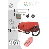 Croozer Cargo Pakko Picknick-Party-Bundle - Farbe: Lava Red