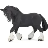 Papo Shire Hengst Spielzeugpferd 51517 schwarz/mehrfarbig