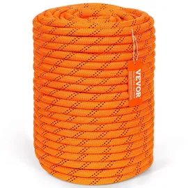 Vevor Baumkletterseil doppelt geflochten 1,27 cm x 67 m Polyester