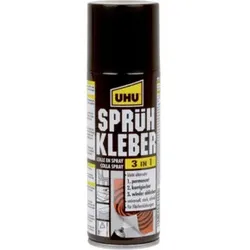UHU Sprühkleber 200ml 3in1 f.Karton/Leder Filz/Textil/Styropor