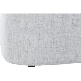 LeGer Home by Lena Gercke Polsterhocker Dilara Polyester 143 x 45 x 68 cm Grau/Silber