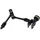 Gravity MA VARIARM M 38 - Vielseitiger Gelenk-Arm mit zentralem Feststell-Mechanismus - 3/8" Medium, Mikrofonzubehör, schwarz