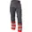 Warnschutzhose zementgrau/neonrot 66