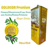 GOLDEON Premium 5 Liter aus KRETA - POMACE OLIVENÖL zum Kochen/Braten/Frittieren