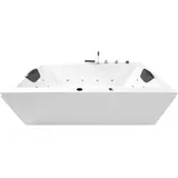 Basera Basera® Indoor Whirlpool Badewanne Naxos Basic 140 x 75 cm