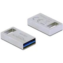 DeLock USB 128 GB USB 3.2 silber