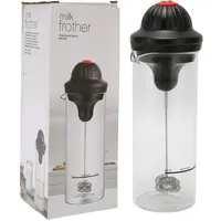 Elektrischer Milchmixer, Milchaufschäumer, Kaffee-Milchaufschäumer mit Glasbecher für Kaffee, Latte, Cappuccino, Eier, Sahne, Kaffee