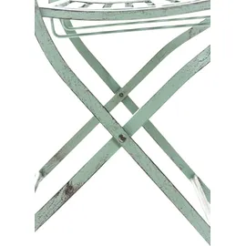 CLP Sibell Gartenstuhl 42 x 49 x 91,5 cm antik-grün 2er Set