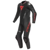 Dainese Demon Sprint Lederkombi - Schwarz/Neon-Rot / 56