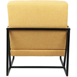 Svita Cocktailsessel CHRIS Polyester 66 x 77 x 82 cm Gelb