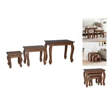 vidaXL Beistelltisch 37 x 60 x 48 cm Braun