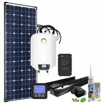 Offgridtec 150W MPPT 12V Wohnmobil PV-Komplettset inkl. 10l Caravan Boiler