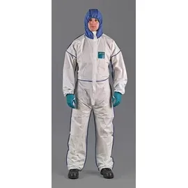 Ansell Schutzoverall AlphaTec® 1800 Comfort Gr.M weiß/blau PSA III