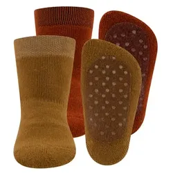 Ewers Stoppersocke 2er Pack honig/kupfer, 17/18