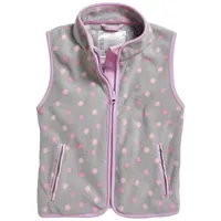 Playshoes Fleece-Weste Punkte Grau 86