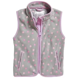Playshoes Fleece-Weste Punkte Grau 86