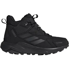 adidas TERREX Anylander Leather Mid-Top Climaproof Wanderschuhe Damen, KH8879 - core black/carbon/grey four, 43 1/3