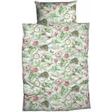 Traumschlaf Belli Fiori Floral Grün 135 x 200 cm + 80 x 80 cm