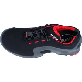 Uvex Halbschuh schwarz/rot uvex 1 x-tended support, S3 EU-Schuhgröße: 41