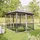 Home Deluxe LED Solar Pavillon Azur 3 x 3 m schwarz