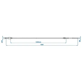 PRO PLUS Bremsseil 1430/1640mm Glocke Ø22mm