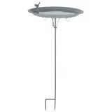 Esschert Design Vogeltränke auf Stab 0 x 0 cm Grau