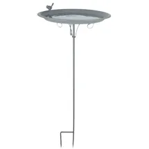 Esschert Design Vogeltränke auf Stab 0 x 0 cm Grau