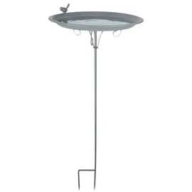 Esschert Design Vogeltränke auf Stab 0 x 0 cm Grau