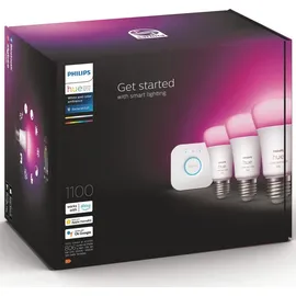 Philips Hue White and Color Ambiance 1100 E27 9W Starter-Kit (929002468811)