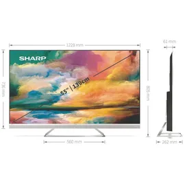 Sharp 55EQ4EA 55" 4K QLED Android TV