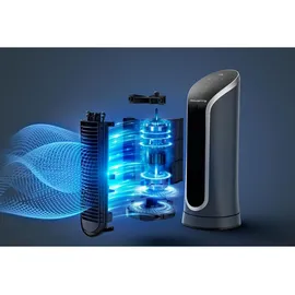 Rowenta Eole Compact 30 cm Turmventilator Schwarz