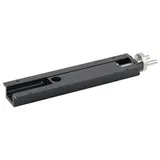 GANWEI Werkbank Hinterzange CNC Aluminium Spannzange Ø20mm Hub 0-110mm Hobelbank Schraubstock Holzwerkzeug, Schwarz - Schwarz
