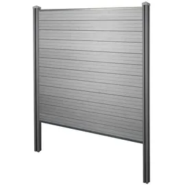 MCW Windschutz Savoie 195 cm grau WPC