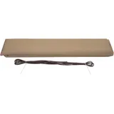 MCW Ersatz-Bezug für Markise MCW-H27, Vollkassette Ersatzbezug Sonnenschutz 6x3m ~ Polyester sand