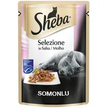 Sheba Schonend B. Filetstreifen mit Lachs 85 g