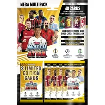 Topps Match Attax Mega Multipack 24/25 - enthält 48 Karten, 3 LE's und eine Generation Now LE
