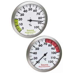 TFA Dostmann Raumthermometer »Sauna analoges Thermometer-Hygrometer Set TFA 40.1053.54.99«