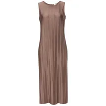 LASCANA Plisseekleid Sommerkleid Braun 38