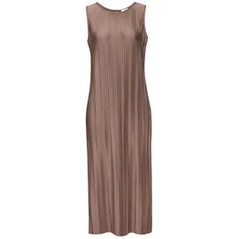 LASCANA Plisseekleid Sommerkleid Braun 38