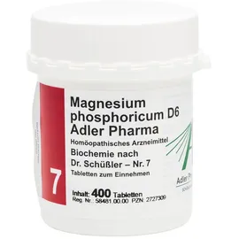 Adler Pharma Biochemie Adler 7 Magnesium phosphoricum D 6 Tabl. 400 St
