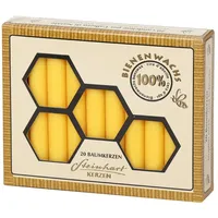 Stumpenkerzen Baumkerzen 100% Bienenwachs, 95 x Ø 13 mm,