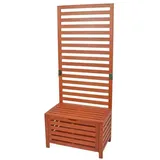 Garden Pleasure Gartenbank 76 x 45 x 180 cm braun